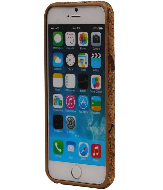 Caso di disegno TPU Sughero per iPhone 6 / s Modello F