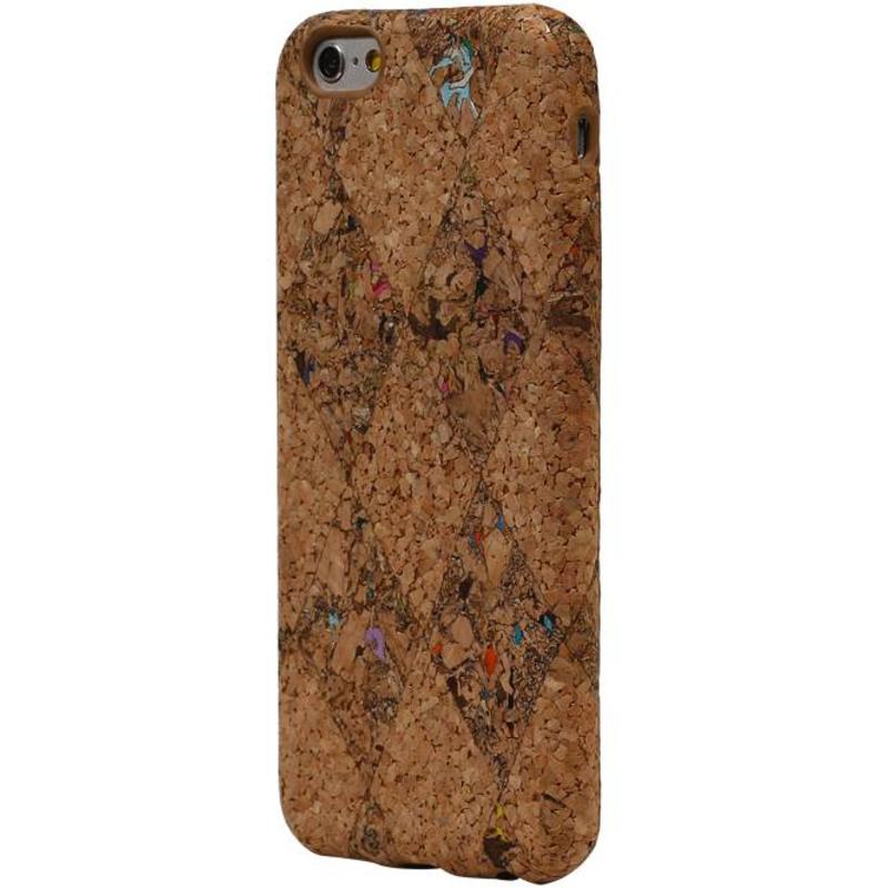 Corcho caso del diseño TPU para el iPhone 6 / s Modelo F