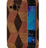 Cork TPU Case Design pour Galaxy J1 J100F Modèle A