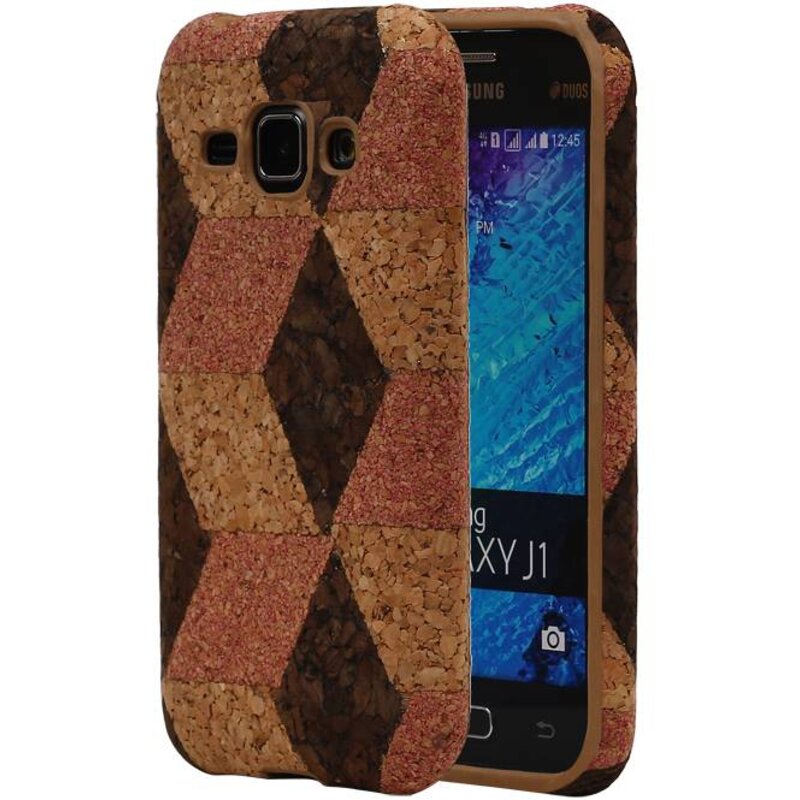 Cork TPU Case Design pour Galaxy J1 J100F Modèle A