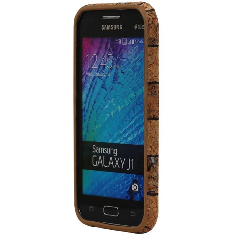 Corcho caso del diseño TPU para Gallaxy J1 J100F Modelo B