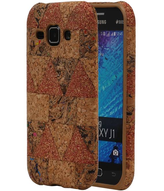 Cork TPU conception de cas pour Galaxy J1 J100F Modèle C