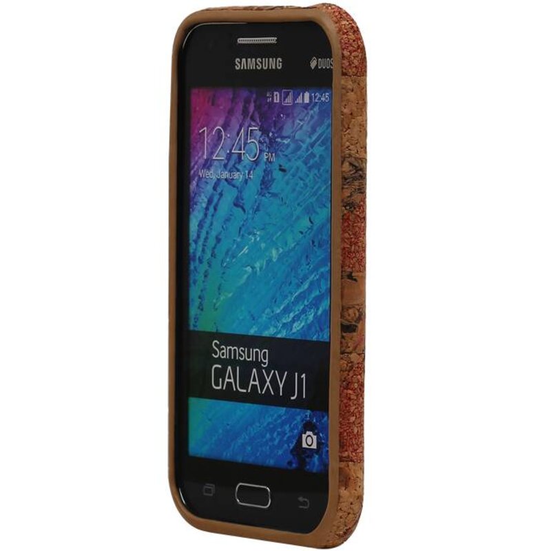 Cork Design TPU Cover for Galaxy J1 J100F Model C