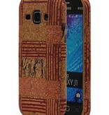 Cork Design TPU Cover for Galaxy J1 J100F Model D