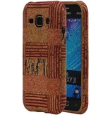 Cork Design TPU Cover for Galaxy J1 J100F Model D