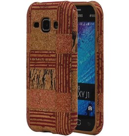 Cork TPU Case Design pour Galaxy J1 J100F Modèle D