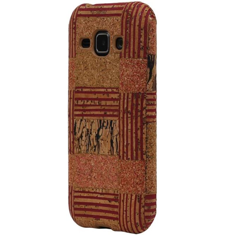 Cork TPU Case Design pour Galaxy J1 J100F Modèle D