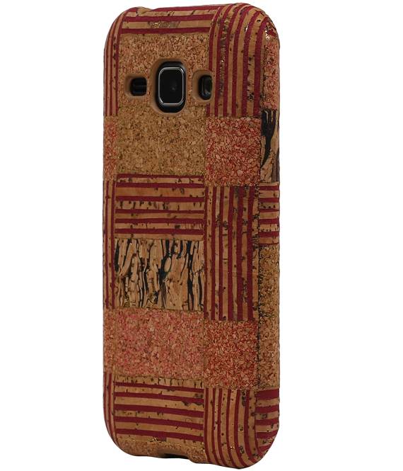 Cork Design TPU Cover for Galaxy J1 J100F Model D