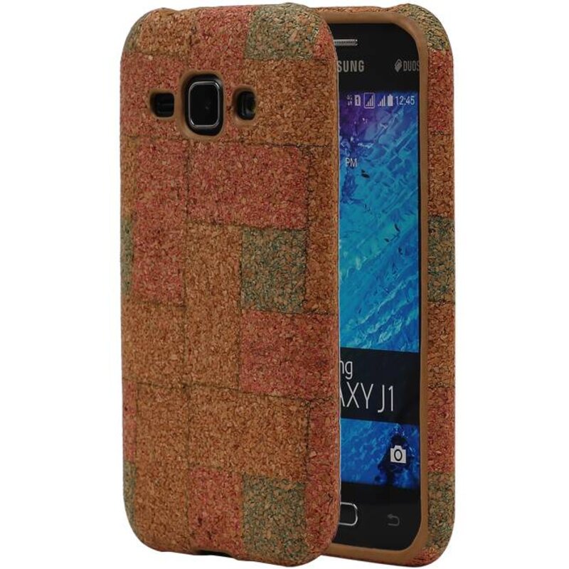Cork TPU Case Design pour Galaxy J1 J100F Modèle E