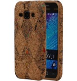 Cork TPU Case Design pour Galaxy J1 J100F Modèle F