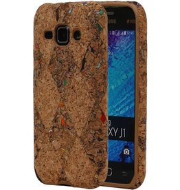 Cork TPU Case Design pour Galaxy J1 J100F Modèle F