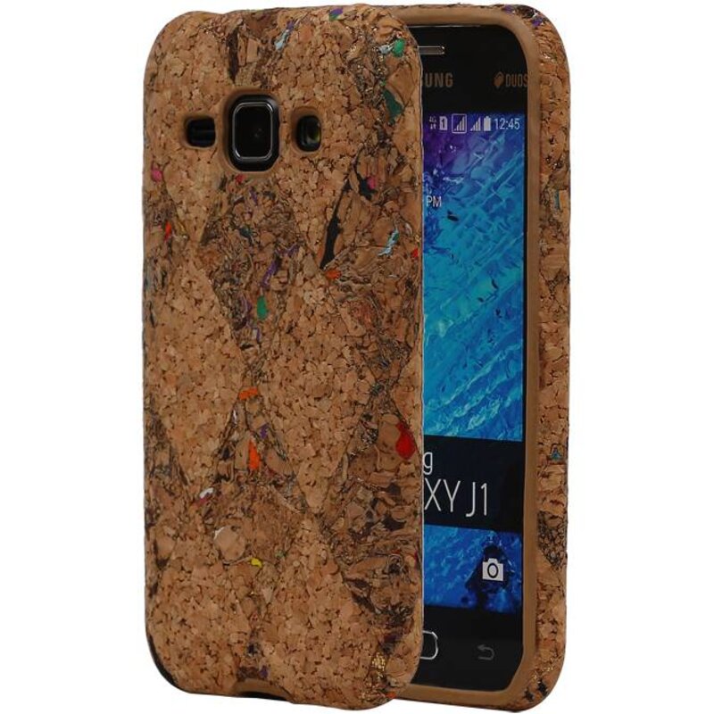 Cork Design TPU Cover for Galaxy J1 J100F Model F