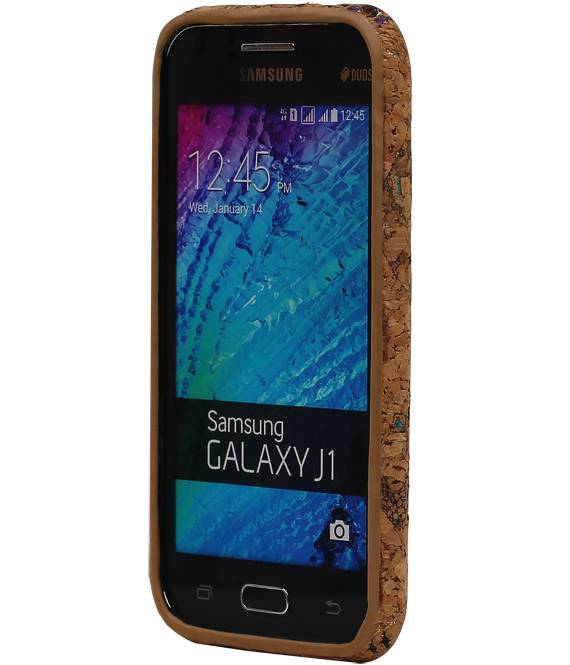 Cork Design TPU Cover for Galaxy J1 J100F Model F