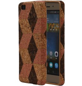 Design TPU Taske Cork til Huawei P8 Liet Model A