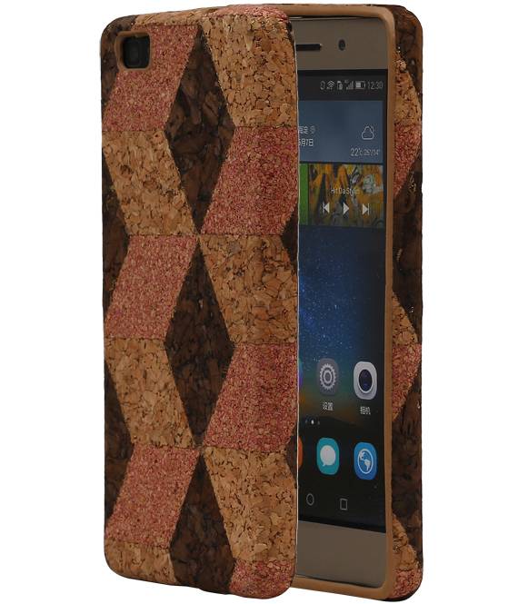 Design TPU Taske Cork til Huawei P8 Liet Model A