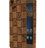 Cork-Entwurfs-TPU Fall für Huawei P8 Liet Modell B