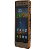 Corcho caso del diseño TPU para Huawei P8 Liet Modelo B