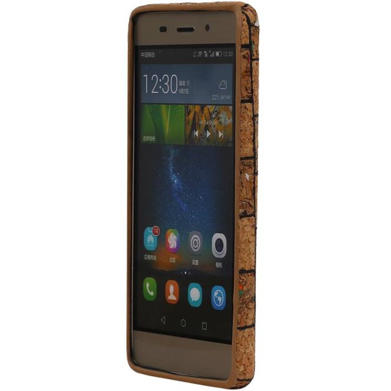 Corcho caso del diseño TPU para Huawei P8 Liet Modelo B