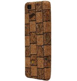 Cork Design TPU Cover for Huawei P8 Left Model B