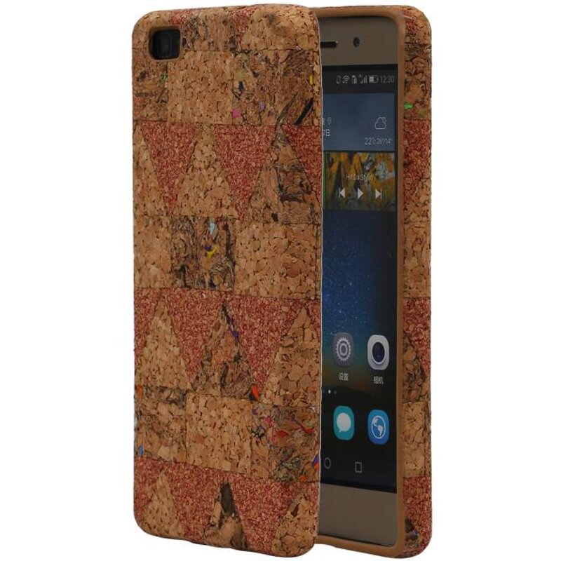 Cork Design TPU Case for Huawei P8