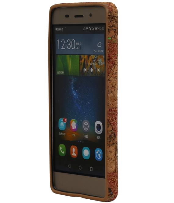 Cork Design TPU Case for Huawei P8