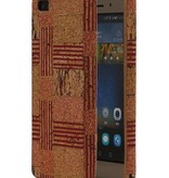 Cork TPU Case Design pour Huawei Modèle D Liet P8
