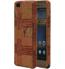 Cork-Entwurfs-TPU Fall für Huawei P8 Liet Modell D