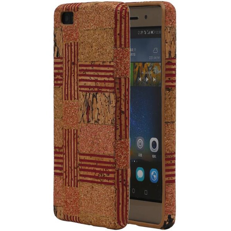 Design TPU Taske Cork til Huawei P8 Liet model D