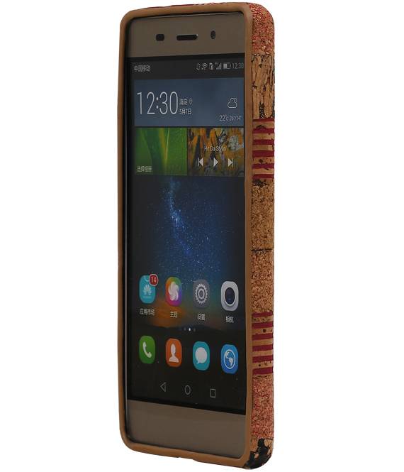 Cork Design TPU Cover for Huawei P8