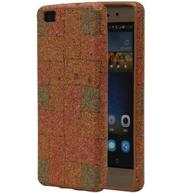 Design TPU Taske Cork til Huawei P8 Liet Model E