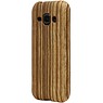 Strisce verticali TPU effetto legno per Galaxy S6 Beige