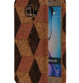 Cork TPU Case Design pour S6 Galaxy G920F Modèle A