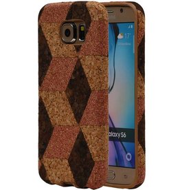 Cork Design TPU Cover for Galaxy S6 G920F Model A