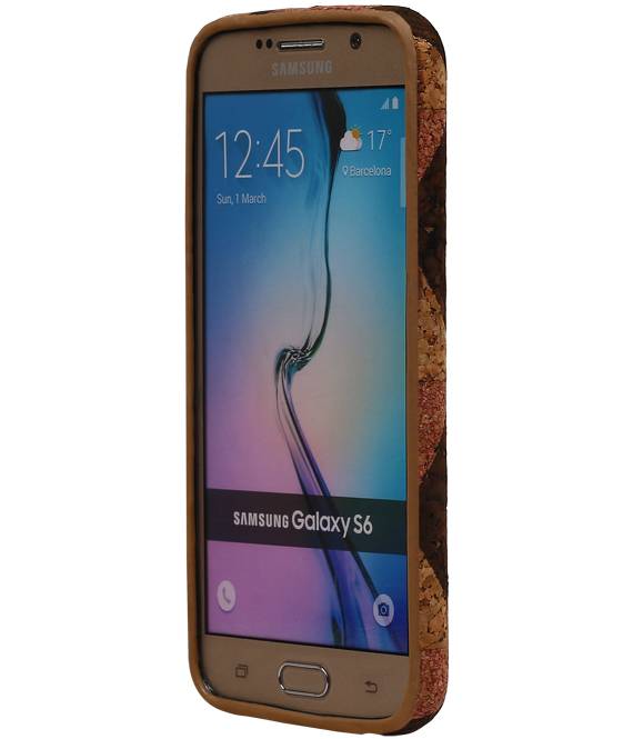 Cork Design TPU Cover for Galaxy S6 G920F Model A