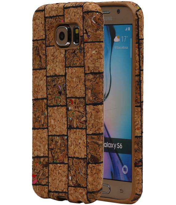 Design TPU Taske Cork til Galaxy S6 G920F model B