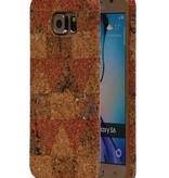 Corcho caso del diseño TPU para la galaxia S6 G920F Modelo C