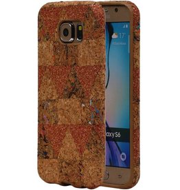 Corcho caso del diseño TPU para la galaxia S6 G920F Modelo C