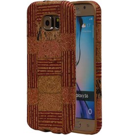 Cork Design TPU Cover for Galaxy S6 G920F Model D