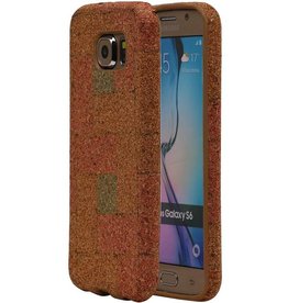 Corcho caso del diseño TPU para la galaxia S6 G920F Modelo E