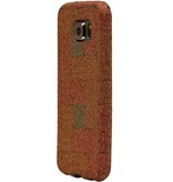 Cork-Entwurfs-TPU Fall für Galaxie S6 G920F Modell E