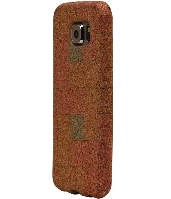 Cork TPU Case Design pour S6 Galaxy G920F Modèle E