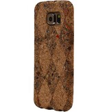 Cork-Entwurfs-TPU Fall für Galaxie S6 G920F Modell F