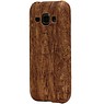 Houtlook Design TPU Hoes voor Galaxy S6 G920F Bruin