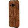 Mira Diseño de madera del caso de TPU para el Galaxy S6 G920F Luz