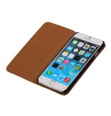 Washed Leather Map Case for iPhone 6 Black