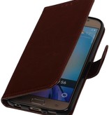 TPU Bookstyle Cover for Galaxy A3 (2016) A310F Brown