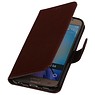 TPU Bookstyle Cover for Galaxy A3 (2016) A310F Brown