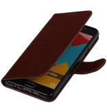 TPU Bookstyle Case for Galaxy A5 (2016) A510F Brown