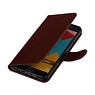 Case Style TPU Libro per Galaxy A5 (2016) A510F Brown