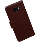 TPU Bookstyle Case for Galaxy A5 (2016) A510F Brown